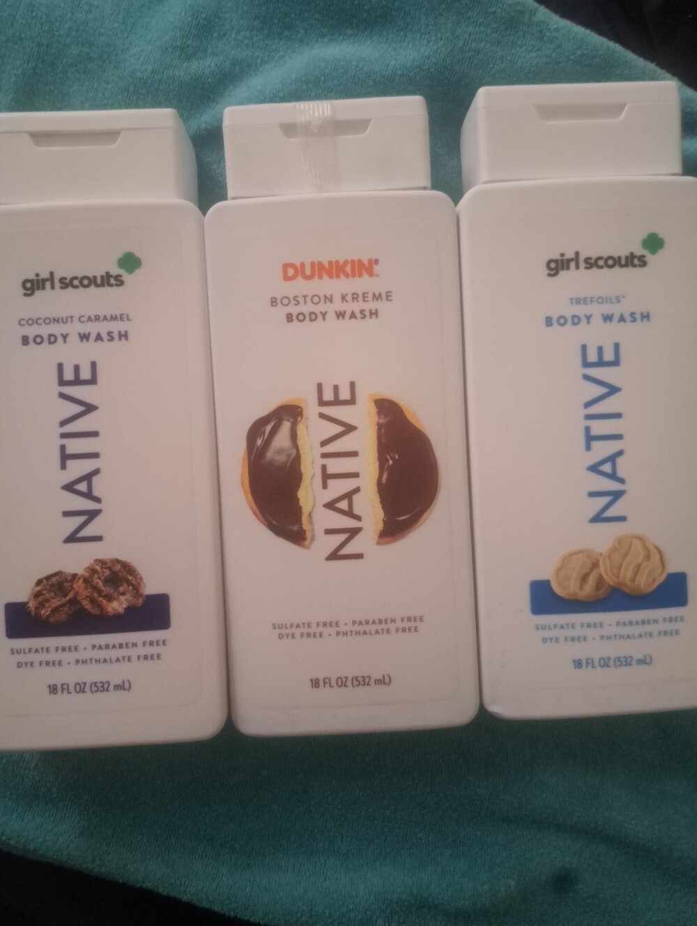 3 NATIVE BODY WASHES
